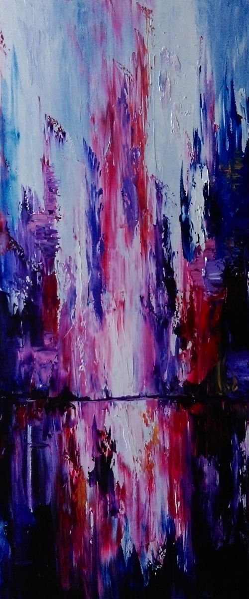 New York city, Free Worldwide Shipping, 70x90 by Anastasiia Novitskaya