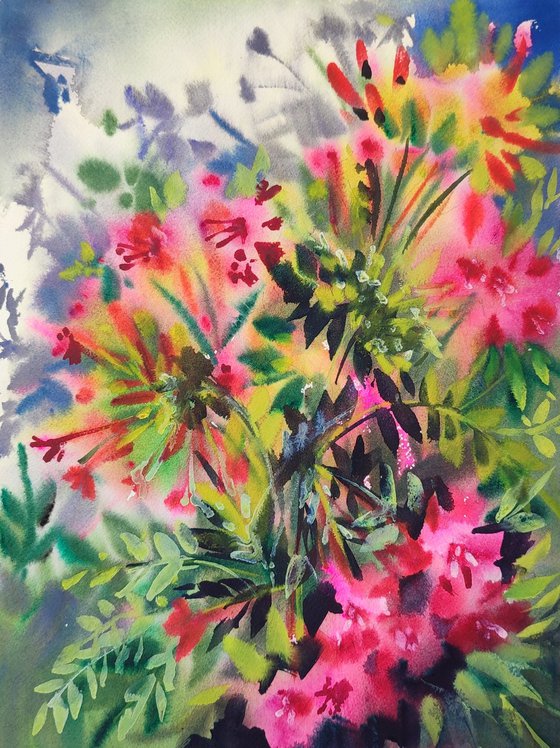 Flowers. Original artwork