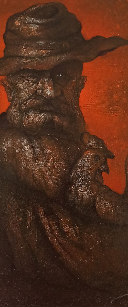 Silence 40x65cm ,Acrylic/canvas, ready to hang by Aram Movsisyan