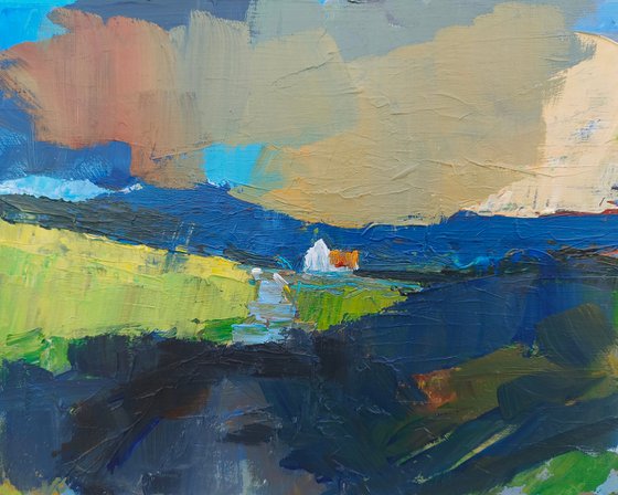 Clouds and landscape