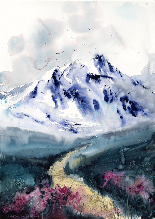 Mountainscape #18 by Eugenia Gorbacheva