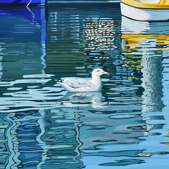 Houseboats And A Seagull #2