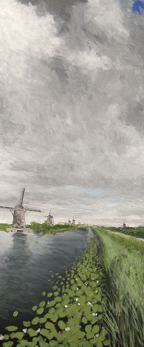 The Kinderdijk by Oeds Offringa