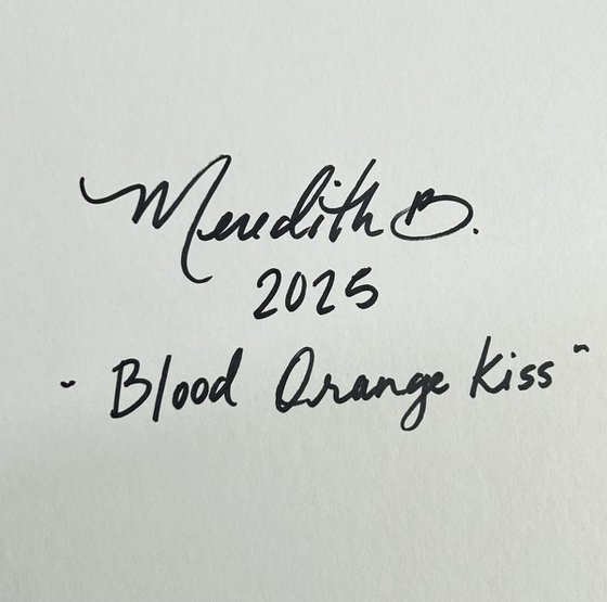 Blood Orange Kiss