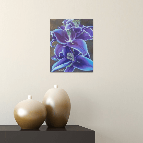 Purple lily