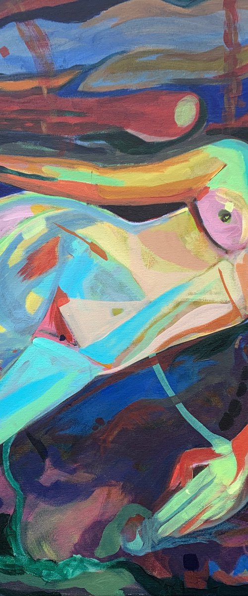 SALE Abstract nude by Hanna Bell