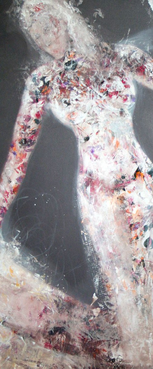 LOVE COUPLE IN THE COSMIC LIGHT DREAMING ESCAPE FROM MUNDANE WORLD MASTERPIECE BY KLOSKA by Kloska Ovidiu