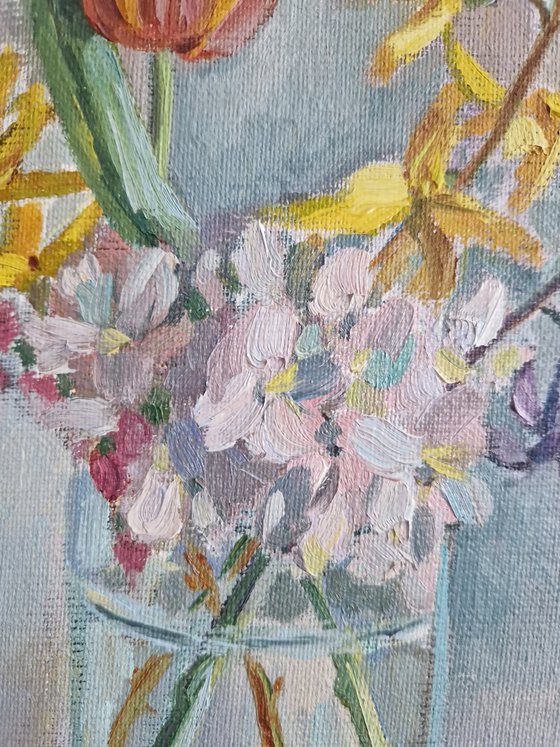Still-life "Bouquet of spring flowers"