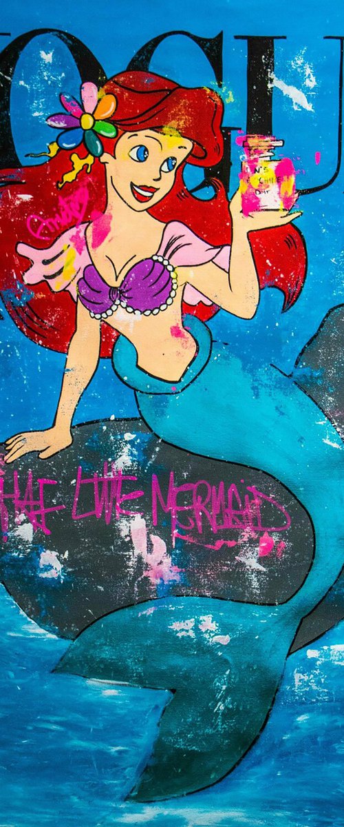 The Little Mermaid Vogue Cover by Carlos Pun Art