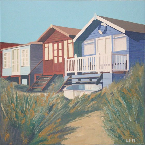 Beach Huts and Boat