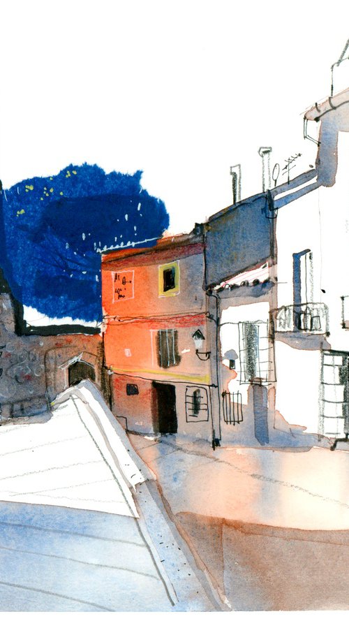 Sunny Morning in Cuenca Spain by Anastasia Mamoshina