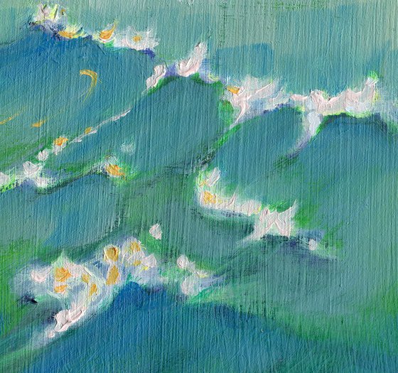 Deep Green Sea - Miniature Seascape