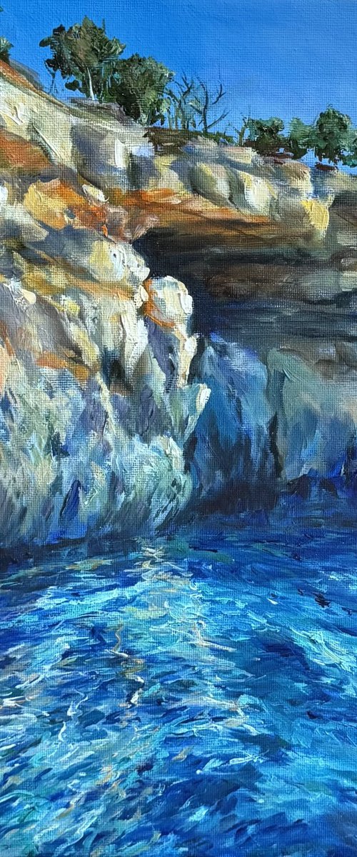 Sunny day near the cliff by Olena Voronenko