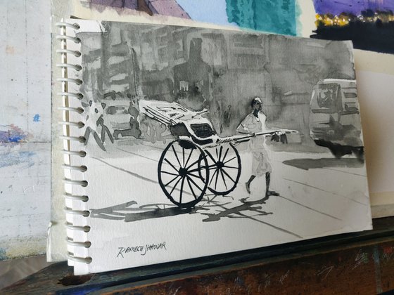 Kolkata Rickshaw puller #2