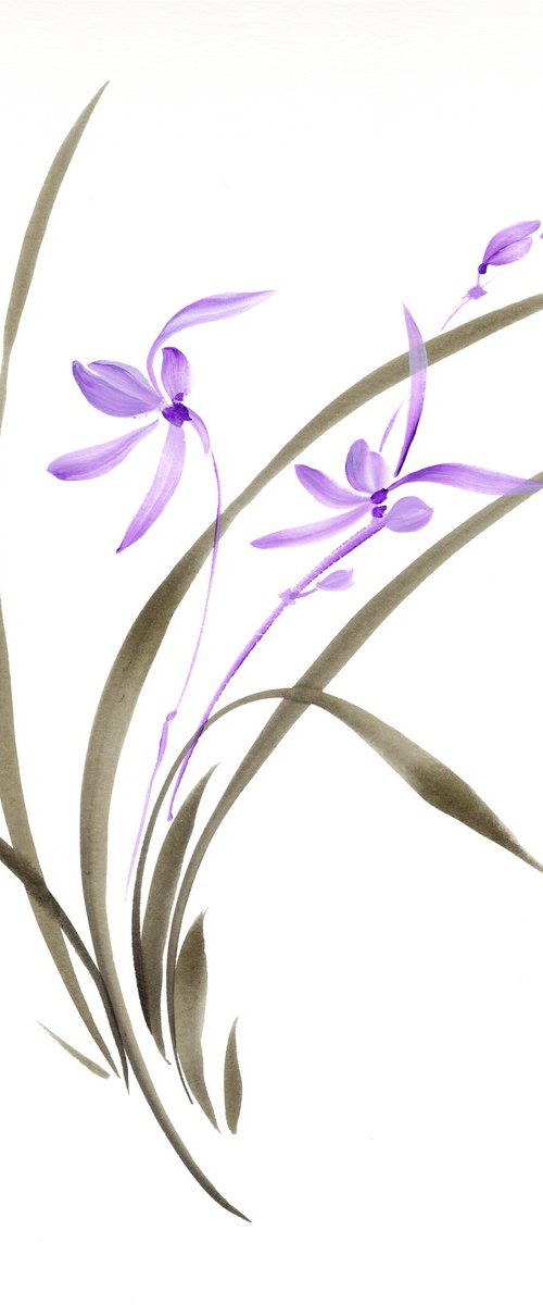 Lavender Whisper Orchid by Hai Doan