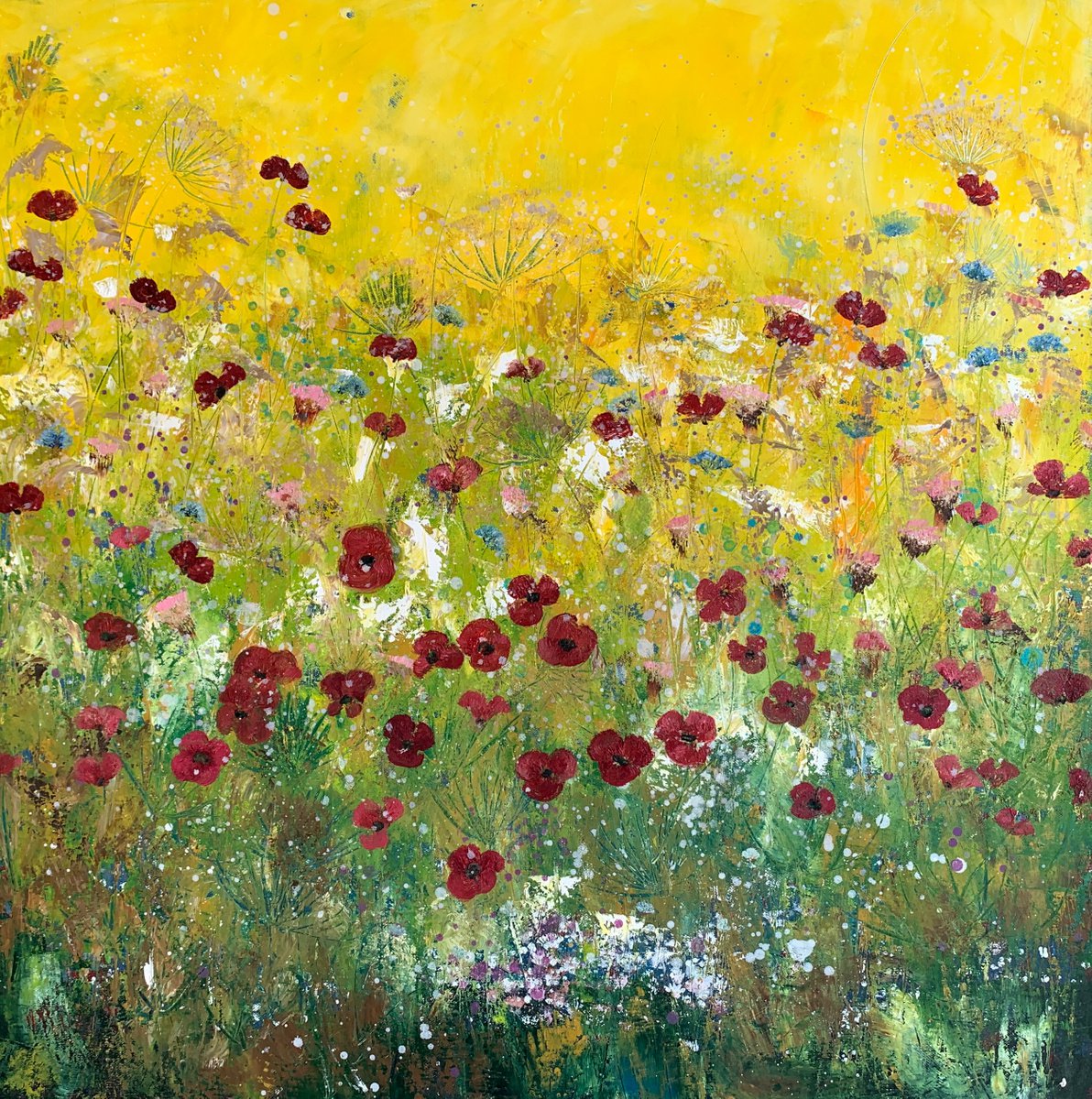 Wild And Free In The Meadow by Laure Bury