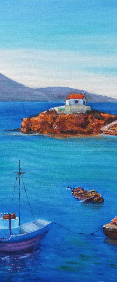 Leros Island, Greece by Maureen Greenwood