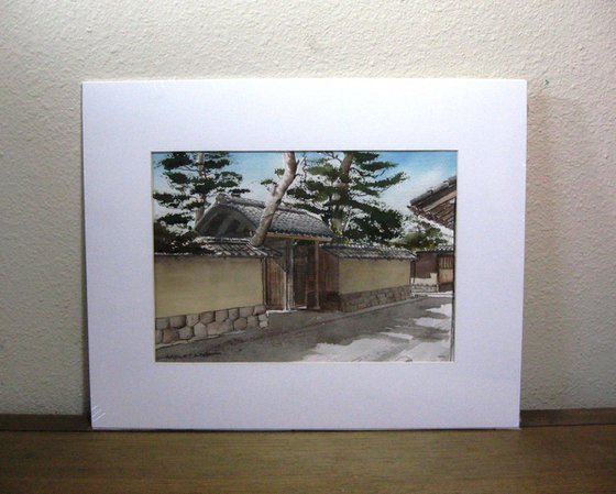Naga Machi - Original Watercolor Painting