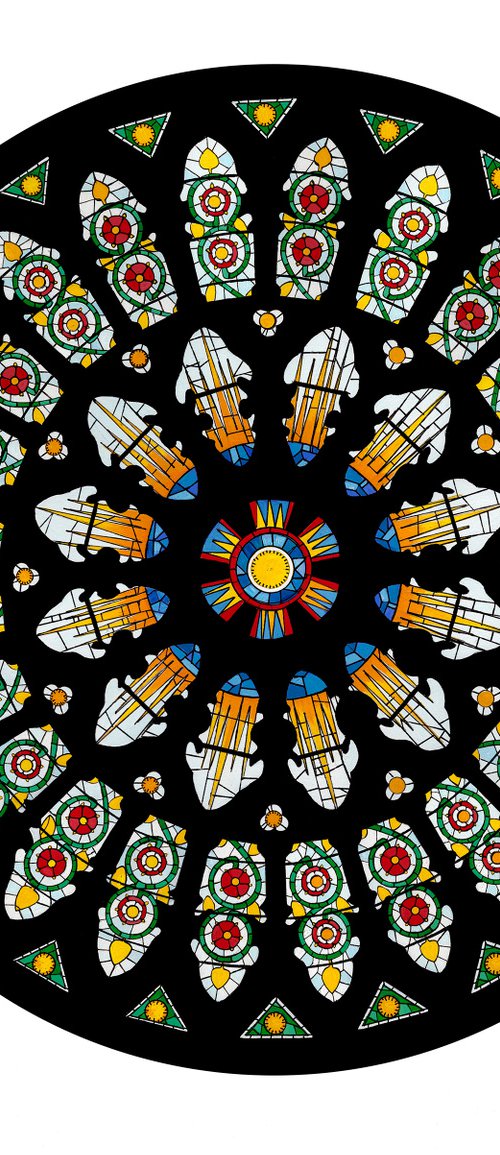 York Minster Rose Window by Shelley Ashkowski