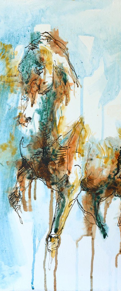 Equine Nude 12a by Benedicte Gele