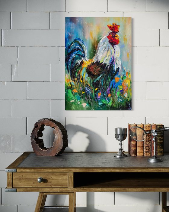 Cute rooster