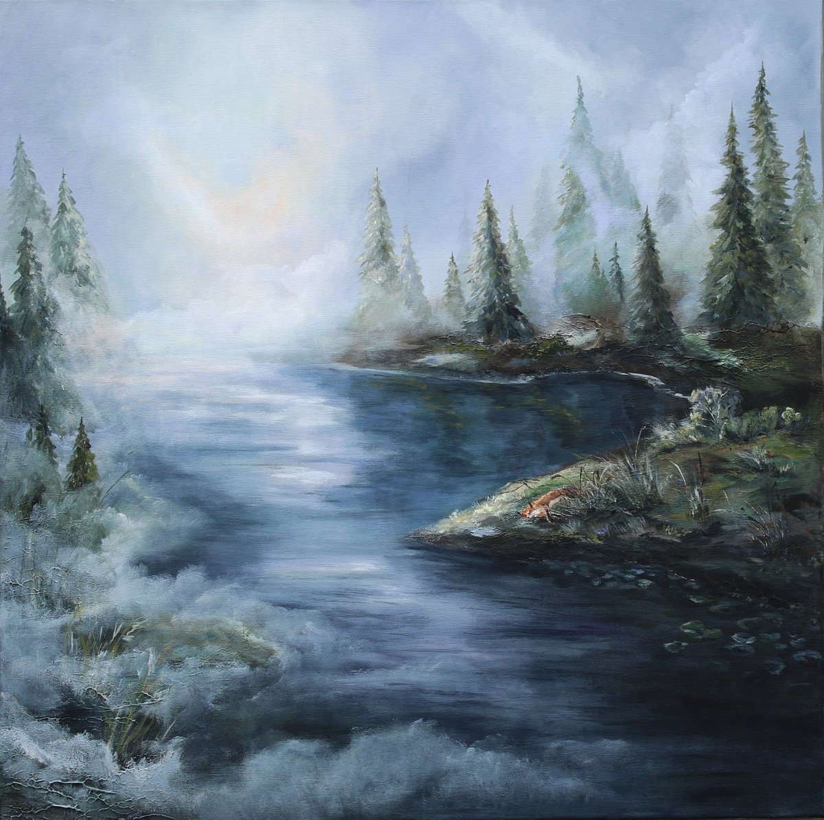 Forest Awakening By Katerina Koroleva, 31 X 31, Artwork For Sale On Artfinder