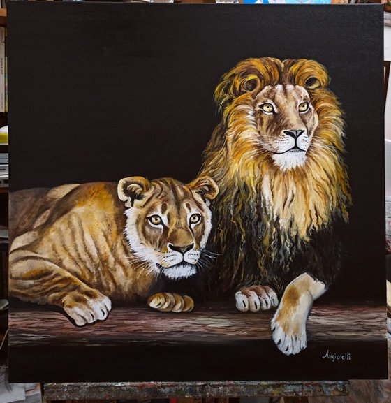 Pair of lions