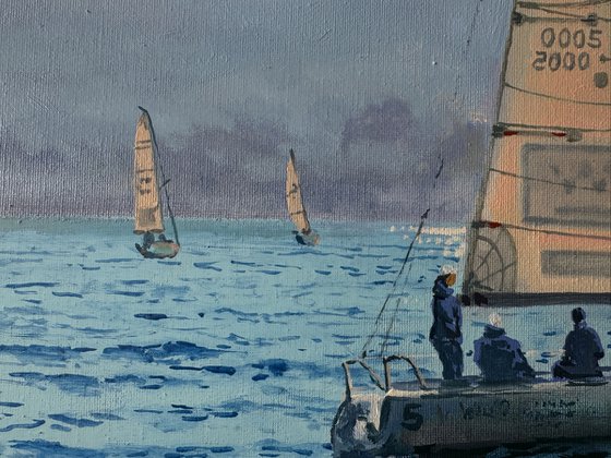 Seascape with Sailboats 50