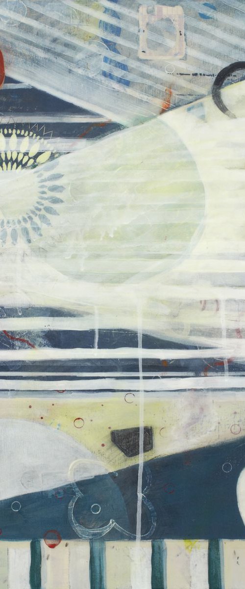 Waterscape (SOLD) by Karen  Lehrer