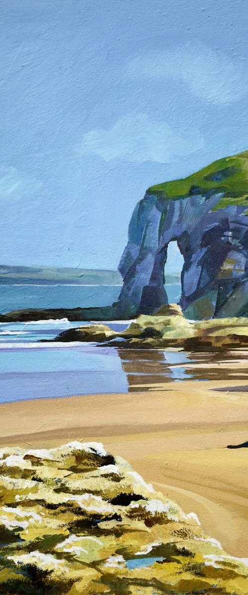 Limestone arch White Rocks Beach by Joseph Lynch