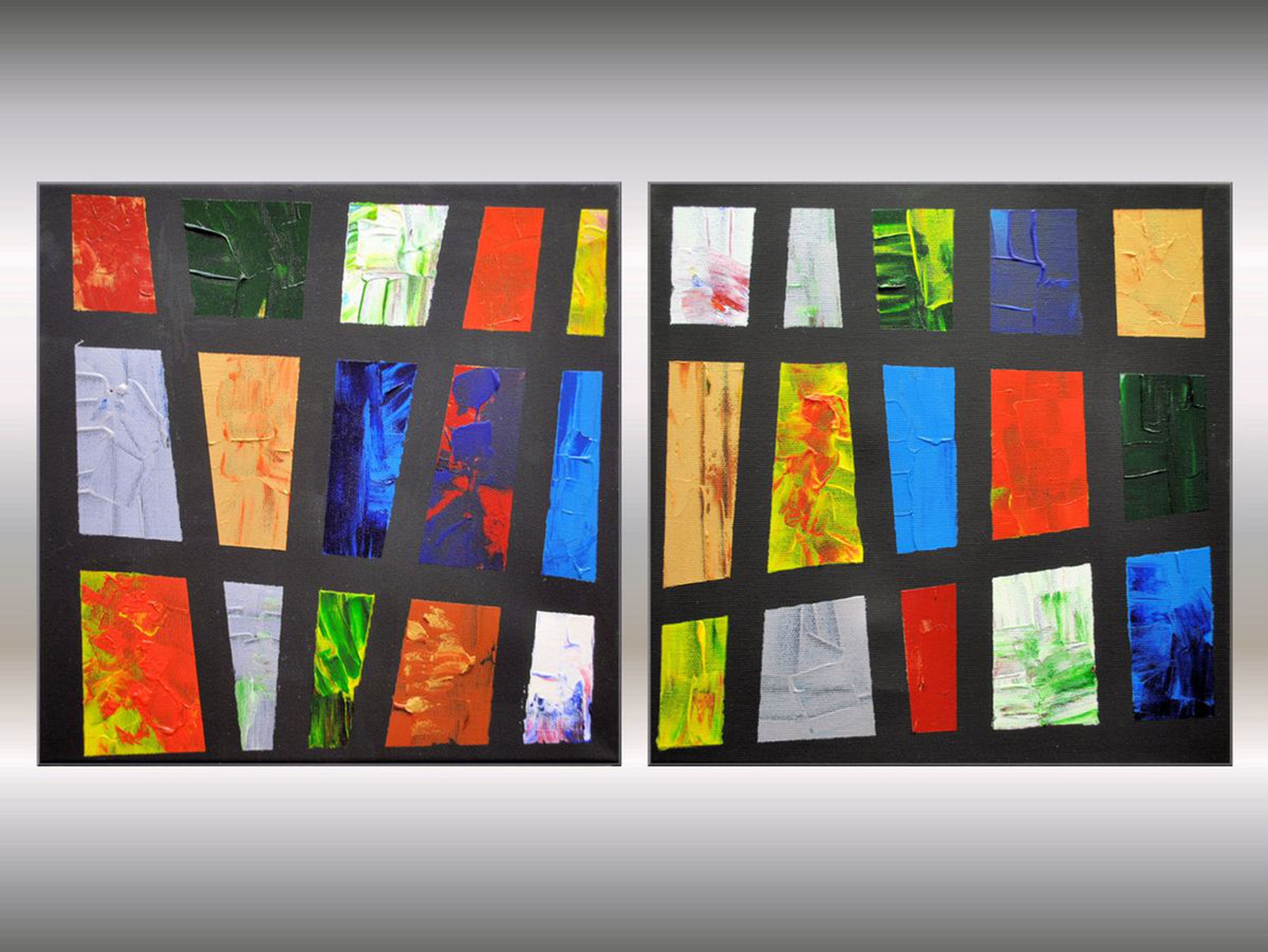 Colorful Windows Iii Abstract Acrylic Painti Artfinder