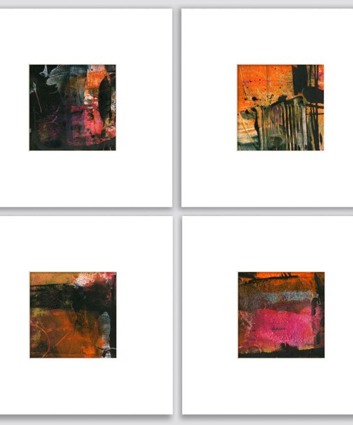 Abstract Composition Collection 24 - 8 Abstract Paintings by Kathy Morton Stanion by Kathy Morton Stanion