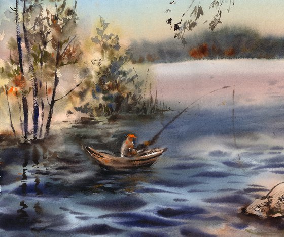 Fishing on Lake