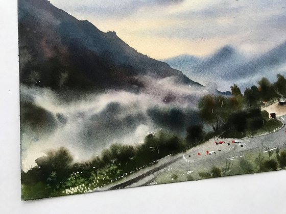 Fog at the mountains #3