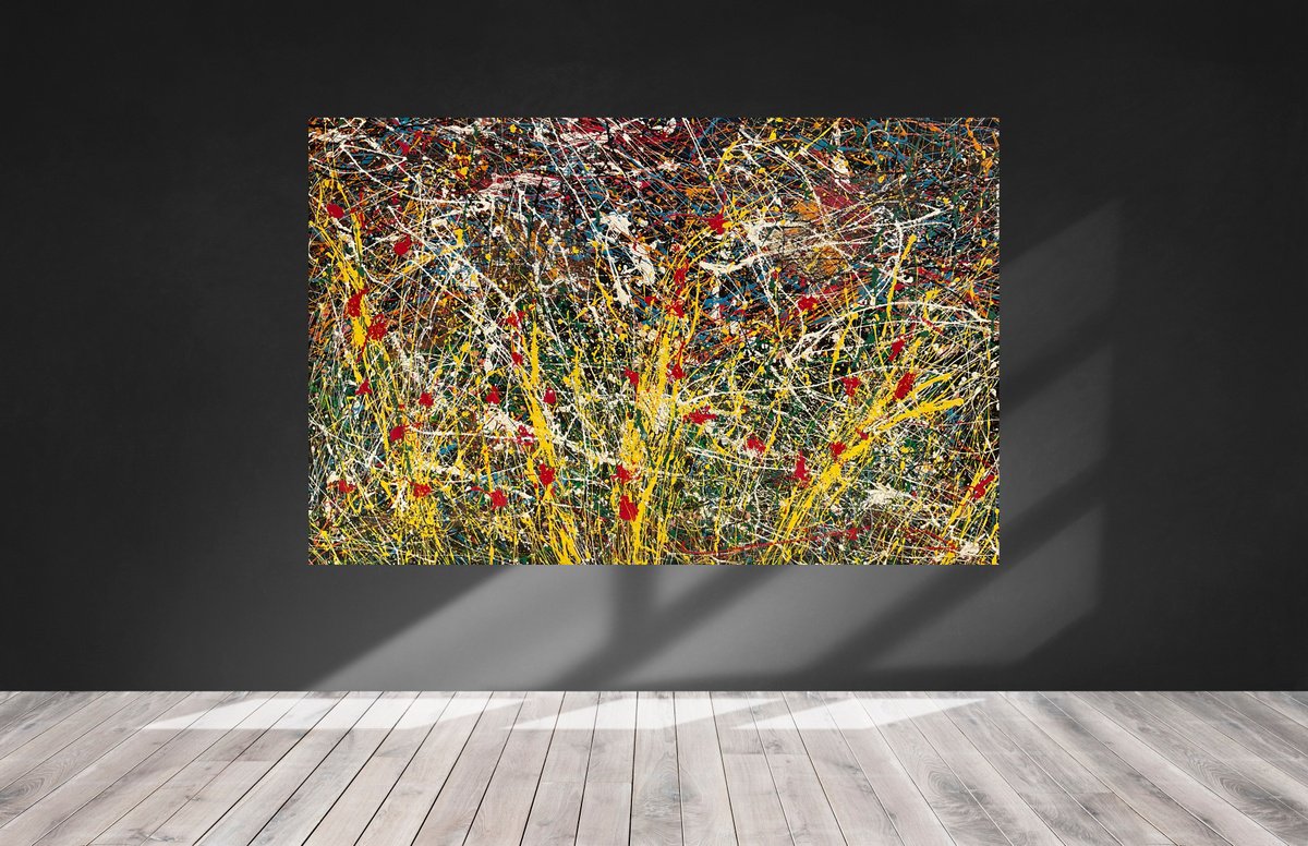 Yellow And Colors By Jg Wilson, 84 X 54, Artwork For Sale On Artfinder
