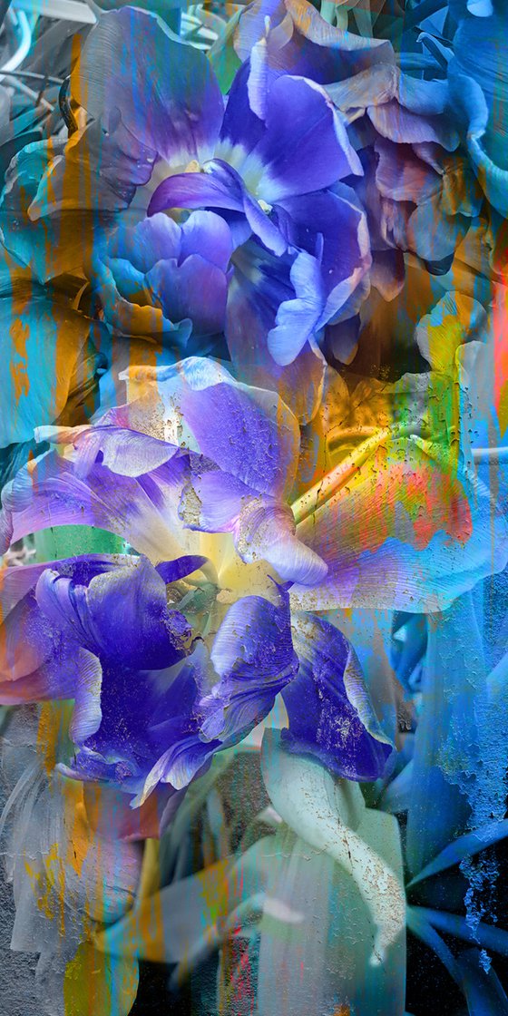 Аzure Spring 2 - photo collage, digital print