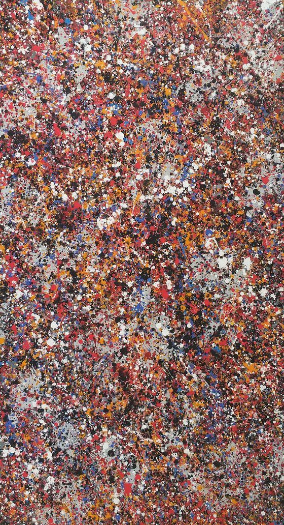 Modern Jackson Pollock style painting by M.Y.