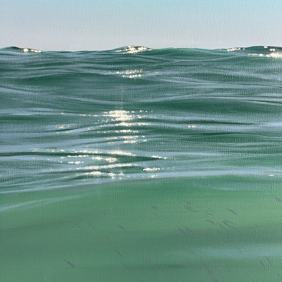 Reflection of A Blue Sky