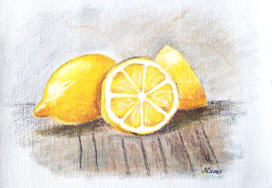 Cheerful lemons