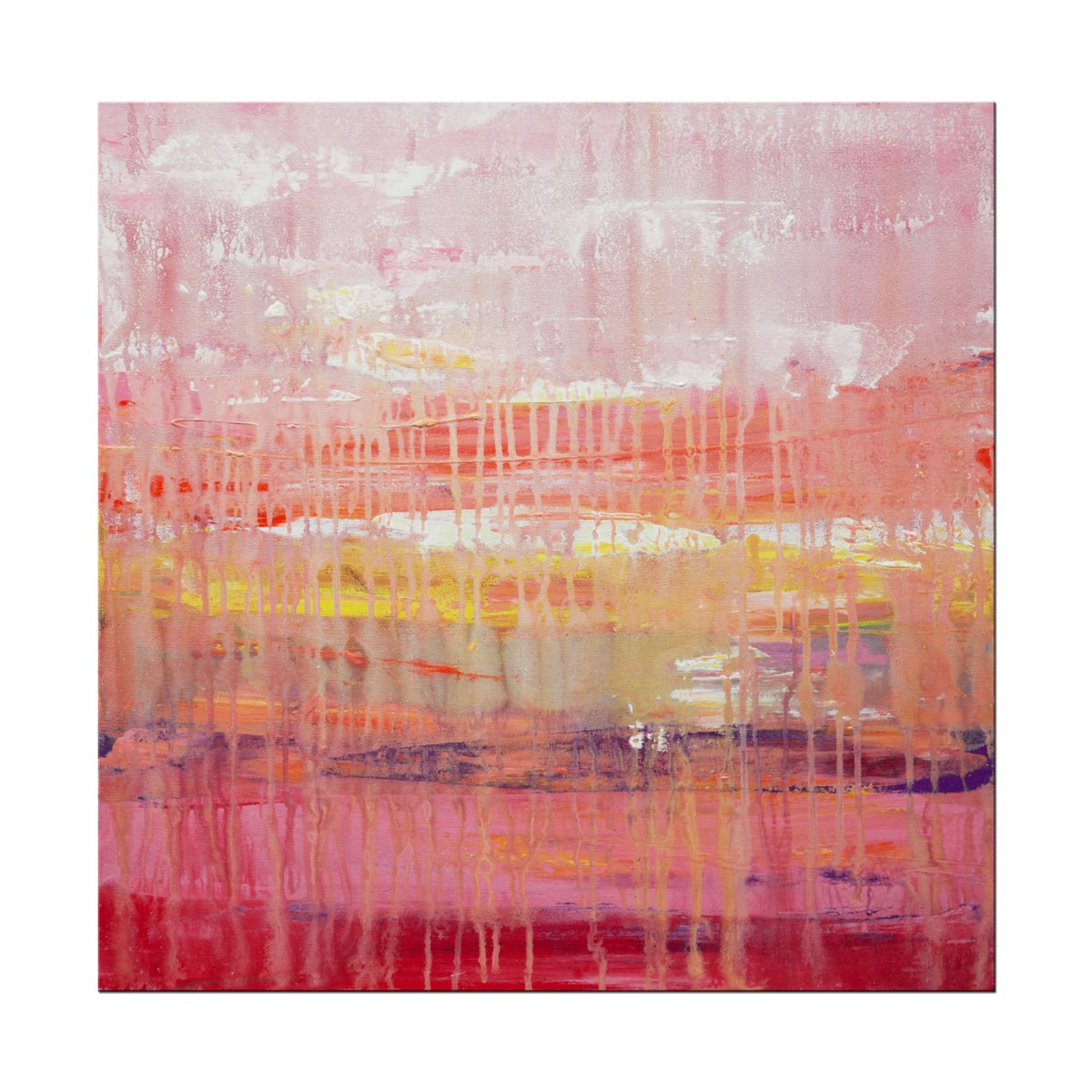 Abstract Painting By Hilary Winfield, 24 X 24, Asthenosphere 3, Original Artwork