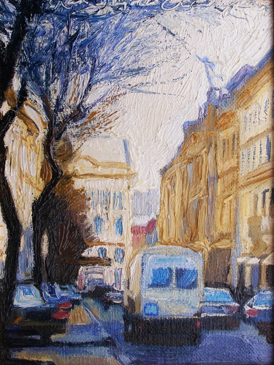 Small street by Olena Kamenetska-Ostapchuk
