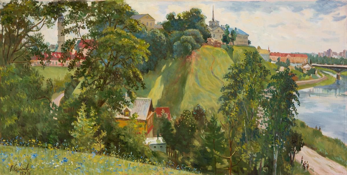 Grodno. New Old Castle by Viktar Barabantsau