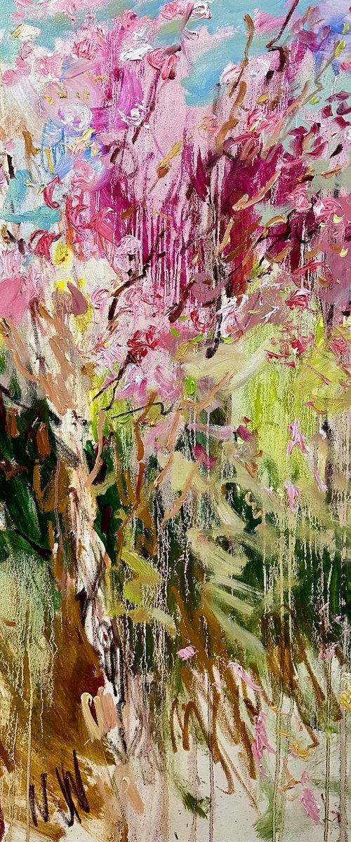 Spring tree by Lilia Orlova-Holmes