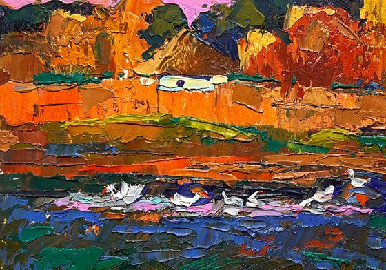 Evening by the lake