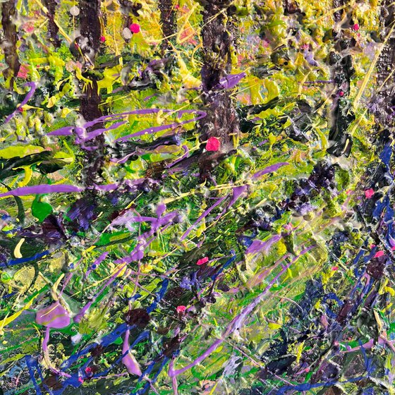 Spring Forest day - framed