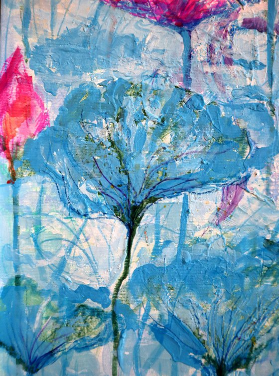 Water Lilies and Koi Fish