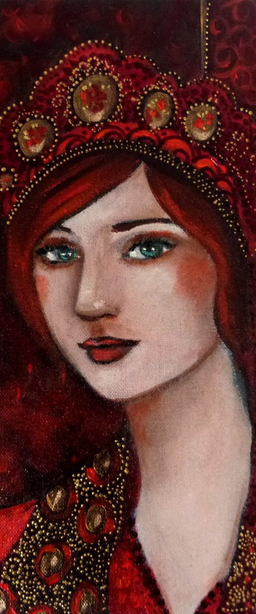 The tawny diva 30x30cm by Loetitia Pillault