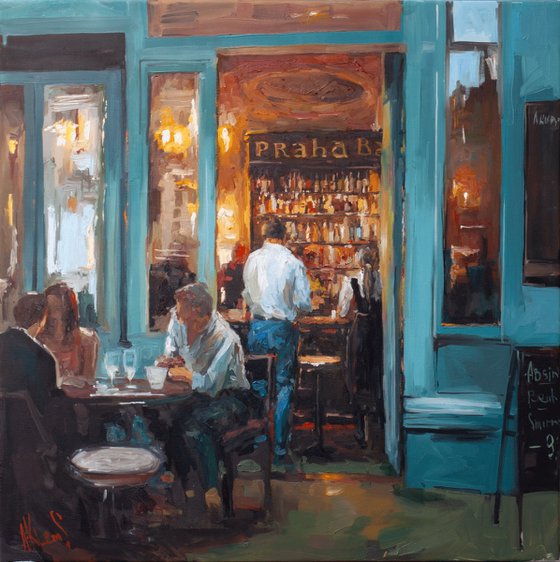 Evening Light – Prague Café
