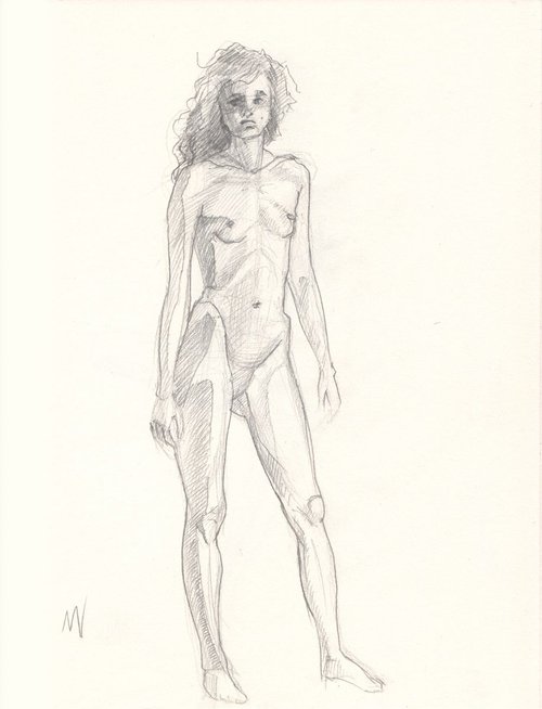 Sketch of Human body. Woman.64 by Mag Verkhovets