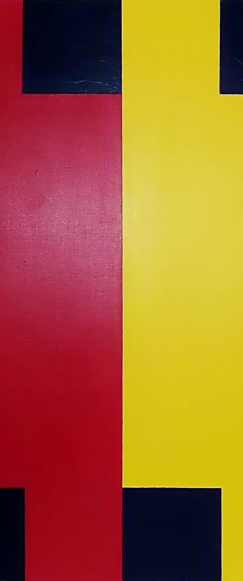 Who's Afraid of Red, Yellow and Blue II (For Barnett Newman) by Juan Jose Hoyos Quiles